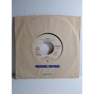 Devo - Whip It / Turn Around 7" Single Record 1980 Warner Bros. Rock 45RPM